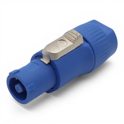 ProX XC-PWC-BLUE Lockable 3-Pole Male AC Power Connector Blue