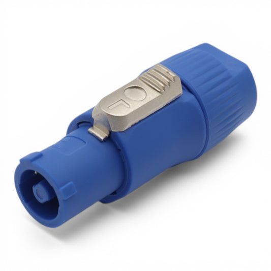 ProX XC-PWC-BLUE Lockable 3-Pole Male AC Power Connector Blue