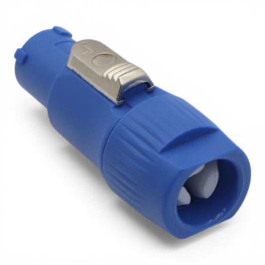 ProX XC-PWC-BLUE Lockable 3-Pole Male AC Power Connector Blue