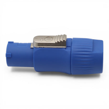 ProX XC-PWC-BLUE Lockable 3-Pole Male AC Power Connector Blue