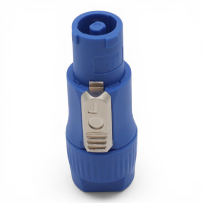 ProX XC-PWC-BLUE Lockable 3-Pole Male AC Power Connector Blue