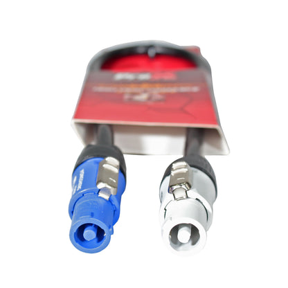 ProX PowerCON Compatible Link Cable Pure Copper Locking Power Cable | 12 AWG | 2 Ft.