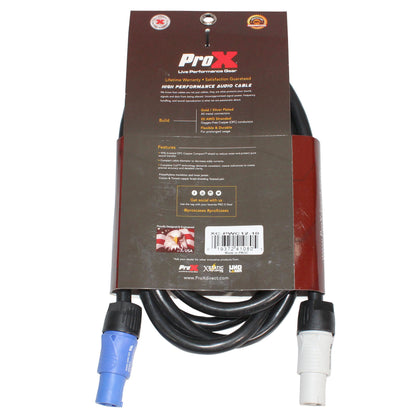 ProX PowerCON Compatible Link Cable Pure Copper Locking Power Cable | 12 AWG | 10 Ft.