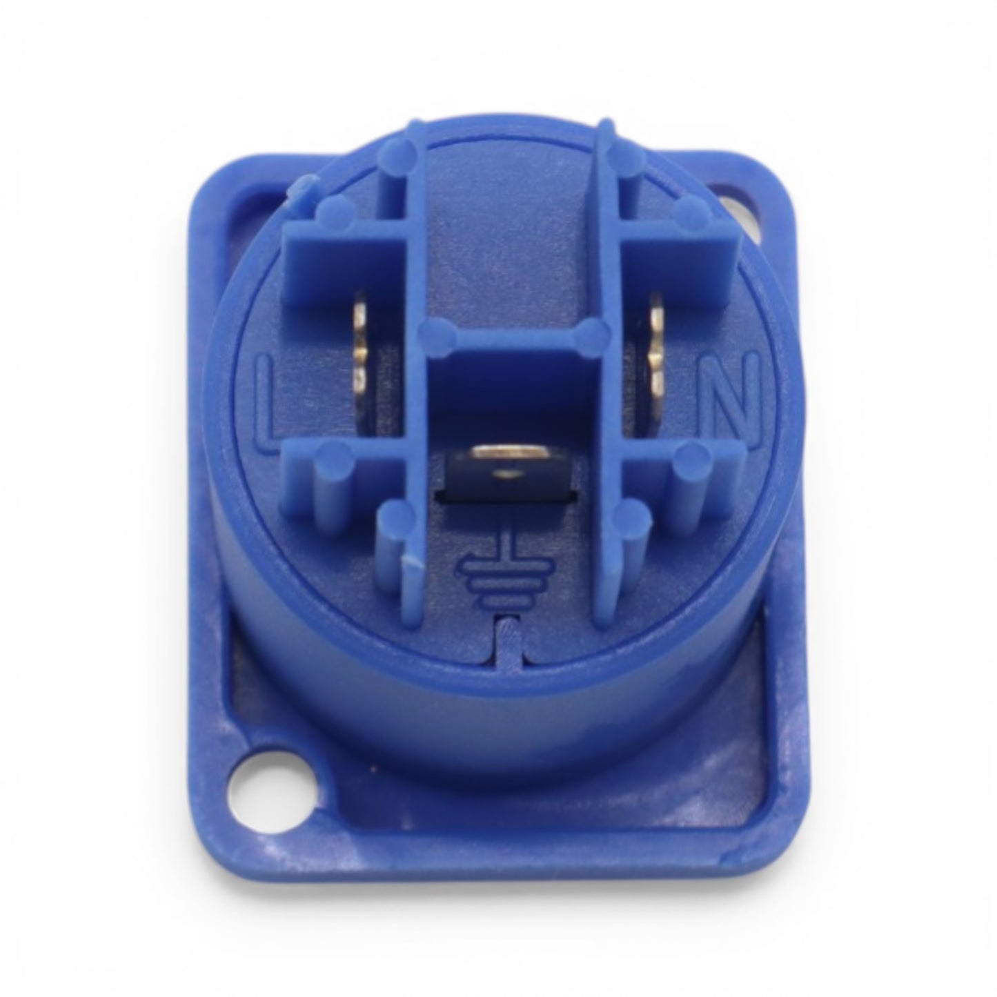 ProX XC-PWCP-BLUE Panel Mount Blue AC Power Input Female Connector