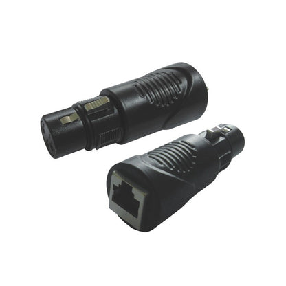 ProX RJ45 to XLR DMX Adapter 3-Pin Cat 5/6 Converter | Female