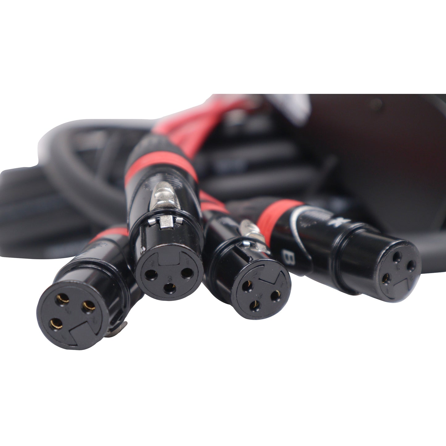 ProX XLR Stage Box Snakes 12x4 Tour-Grade OFC Audio Snake | 50 ft