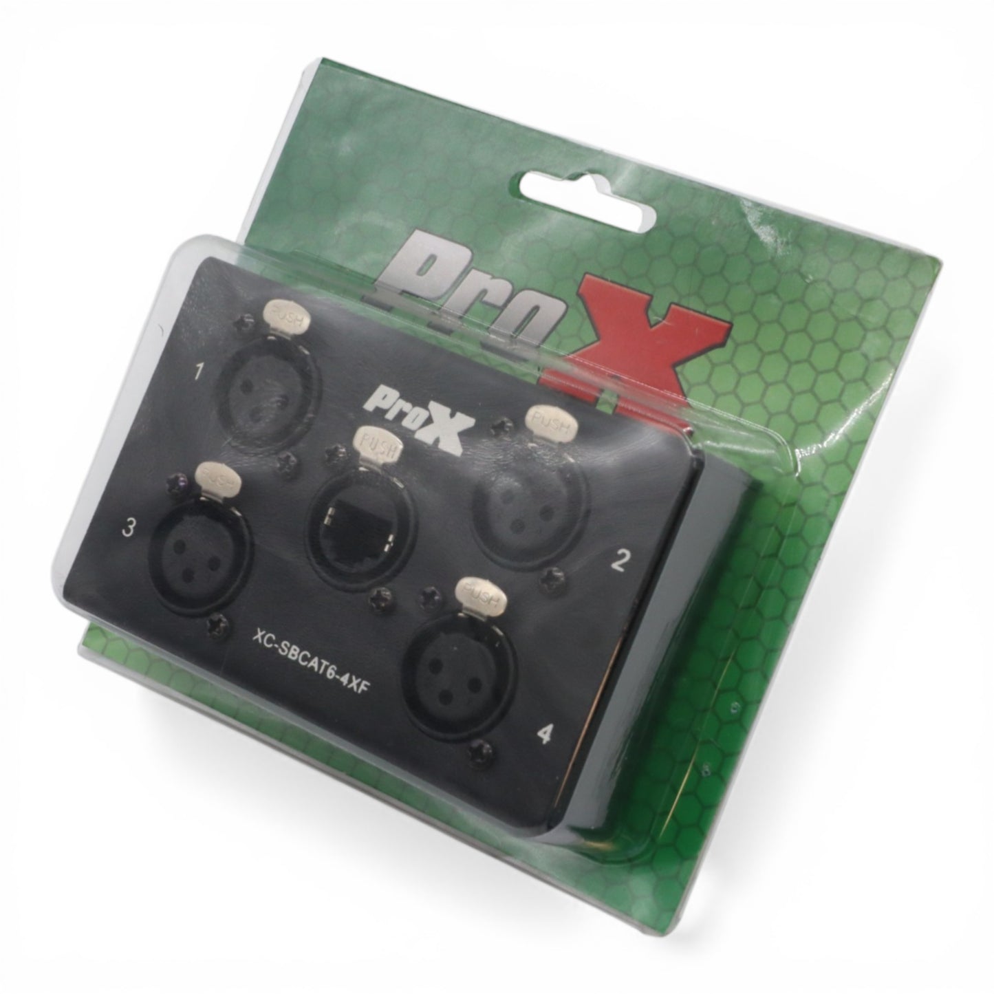 ProX CAT6 Audio/DMX Snake Boxes 4-Channel Portable Snake Box | Female