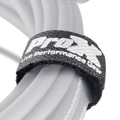 ProX Cable Tie Hook & Loop Reusable Nylon Cable Management Ties | 5 Pack