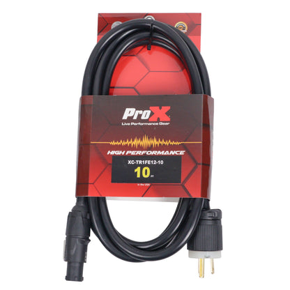 ProX XC-TR1FE12 Edison to powerCON TRUE1 Locking Power Cable | 10 ft
