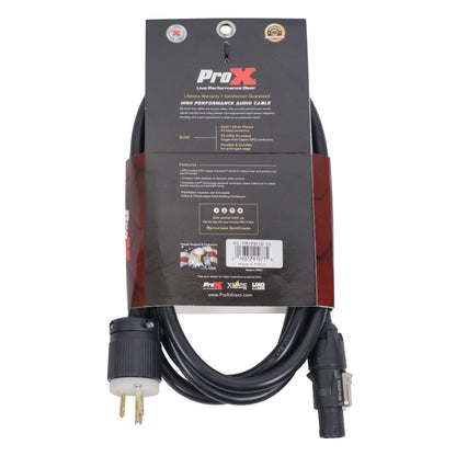 ProX XC-TR1FE12 Edison to powerCON TRUE1 Locking Power Cable | 10 ft