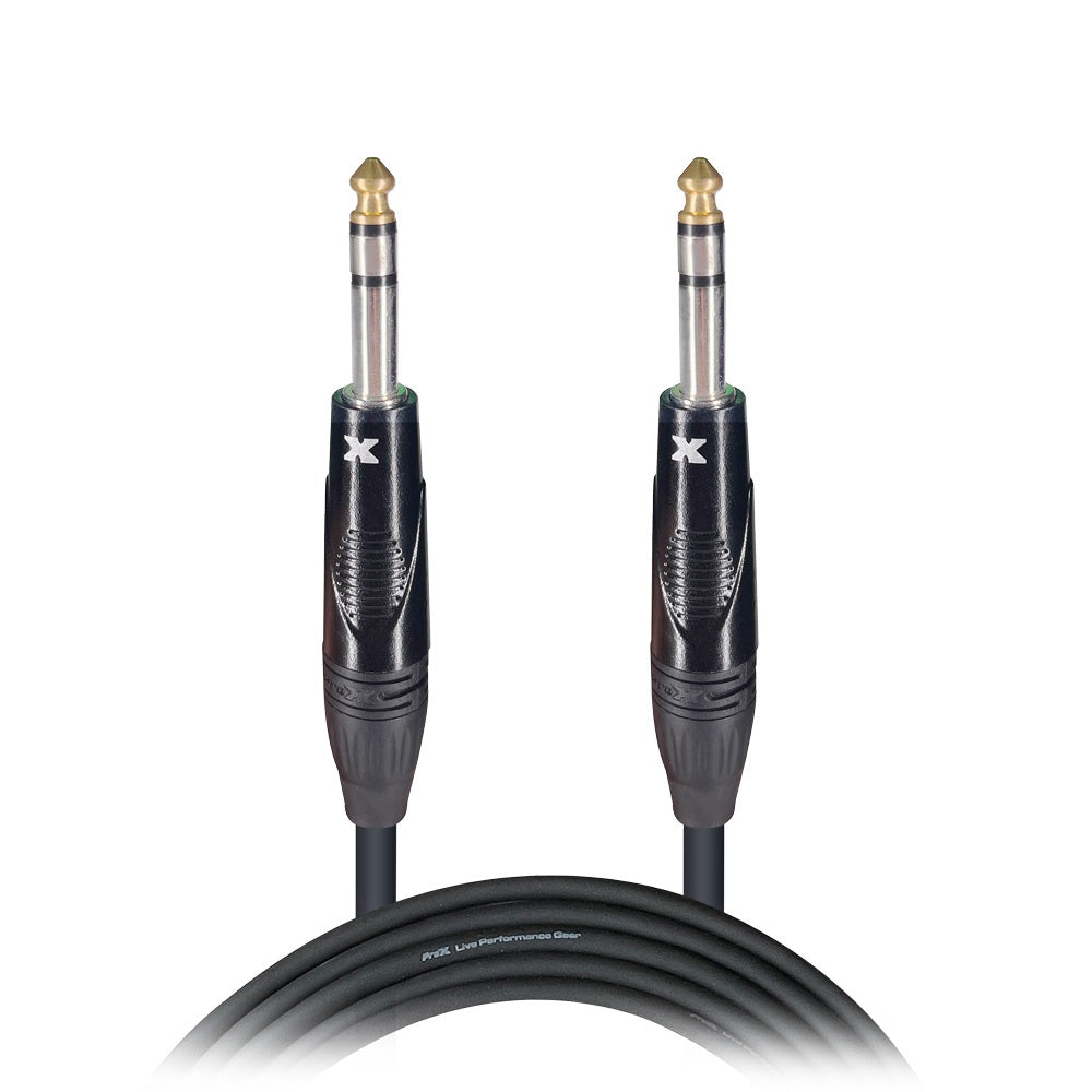ProX XC-TRS Balanced 1/4" TRS-M to TRS-M OFC Audio Cable | 25 ft