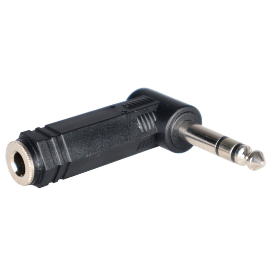 ProX XC-TRSF90M 1/4" TRS Right-Angle Adapter Female to Male