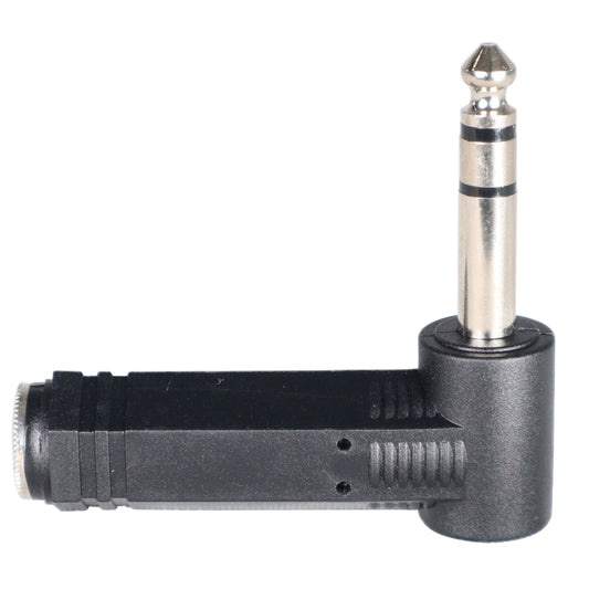 ProX XC-TRSF90M 1/4" TRS Right-Angle Adapter Female to Male
