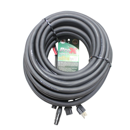 ProX XLR Audio and Power Combo Cable For PA and DJ Speakers | 50 ft