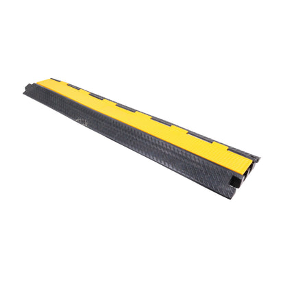 ProX Cable Protector Ramp Heavy-Duty Rubber Speed Bump Cover | 2-Channel