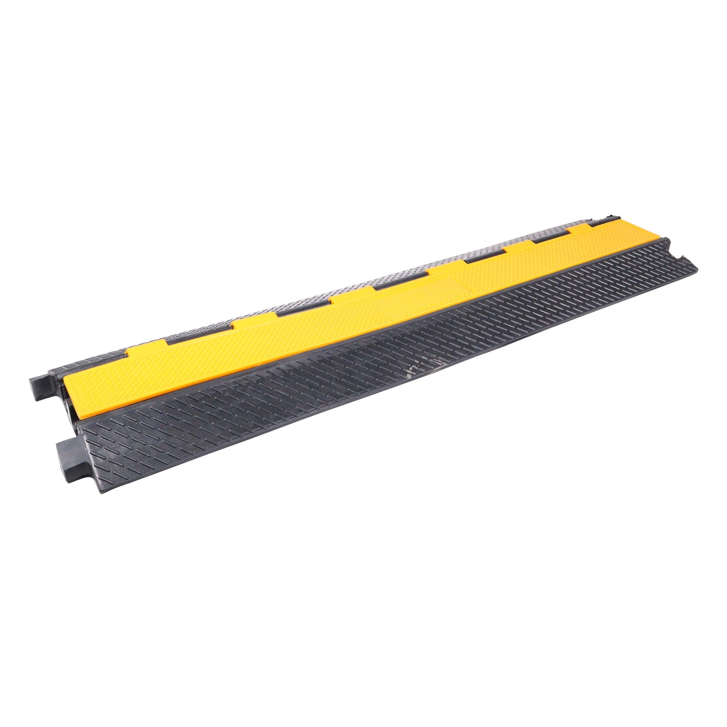 ProX Cable Protector Ramp Heavy-Duty Rubber Speed Bump Cover | 2-Channel