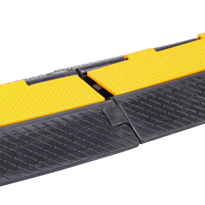 ProX Cable Protector Ramp Heavy-Duty Rubber Speed Bump Cover | 2-Channel