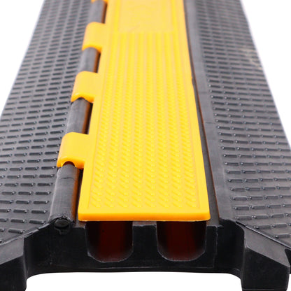 ProX Cable Protector Ramp Heavy-Duty Rubber Speed Bump Cover | 2-Channel