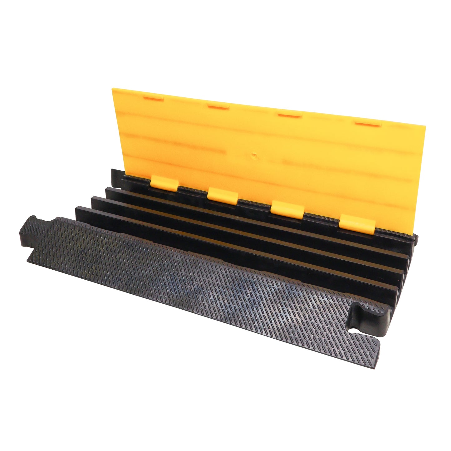 ProX Cable Protector Ramp Heavy-Duty Rubber Speed Bump Cover | 4-Channel