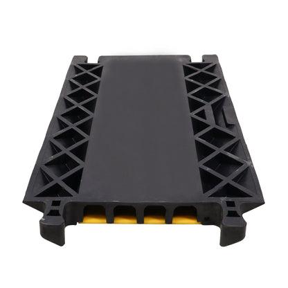 ProX Cable Protector Ramp Heavy-Duty Rubber Speed Bump Cover | 4-Channel