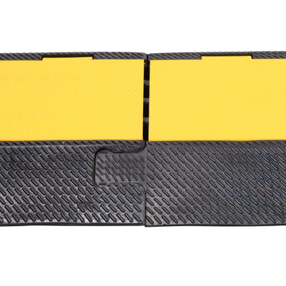 ProX Cable Protector Ramp Heavy-Duty Rubber Speed Bump Cover | 4-Channel