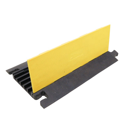 ProX Cable Protector Ramp Heavy-Duty Rubber Speed Bump Cover | 5-Channel