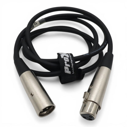 ProX XLR Balanced Audio Cable OFC Mic Cable With All-Metal Connectors | 5 ft