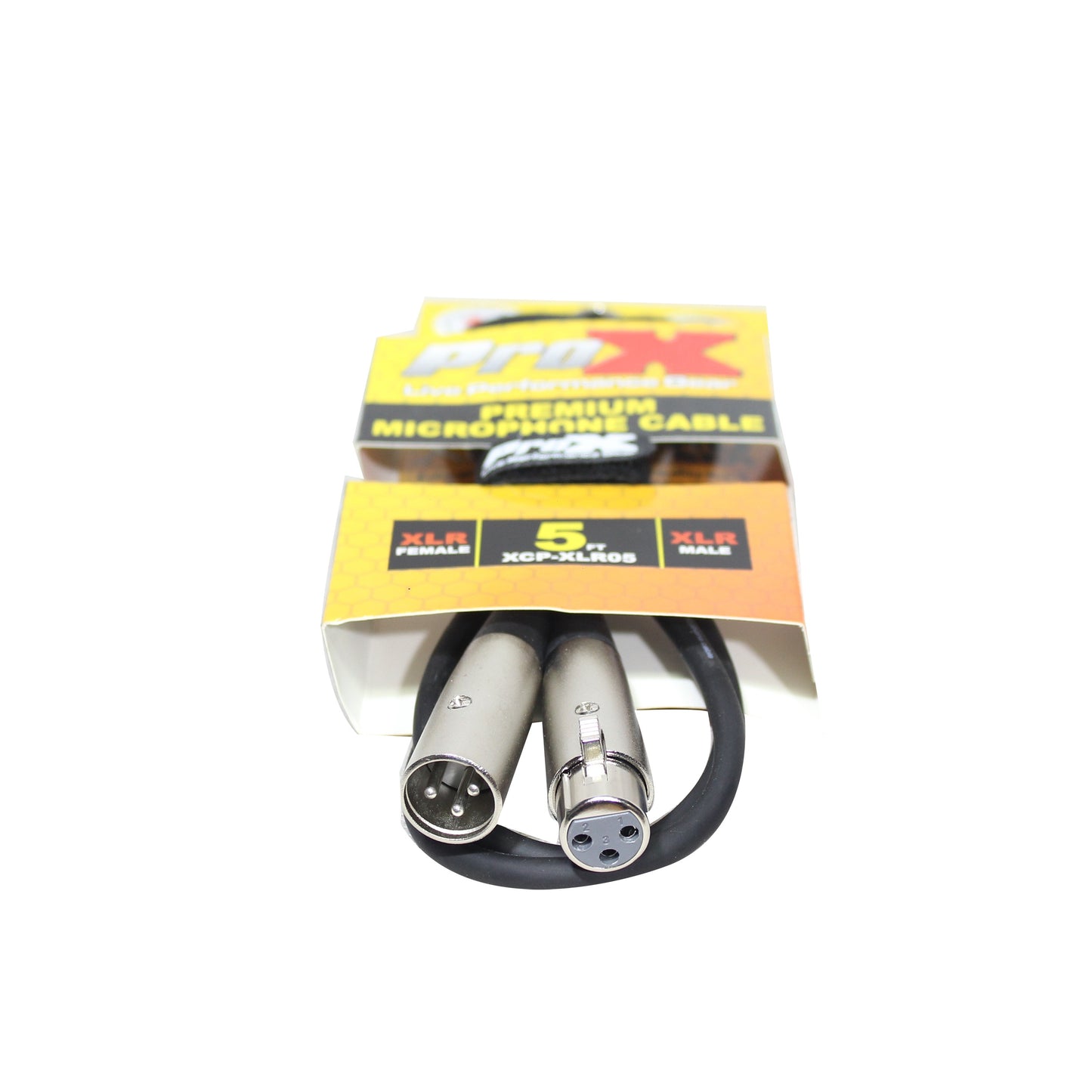 ProX XLR Balanced Audio Cable OFC Mic Cable With All-Metal Connectors | 5 ft