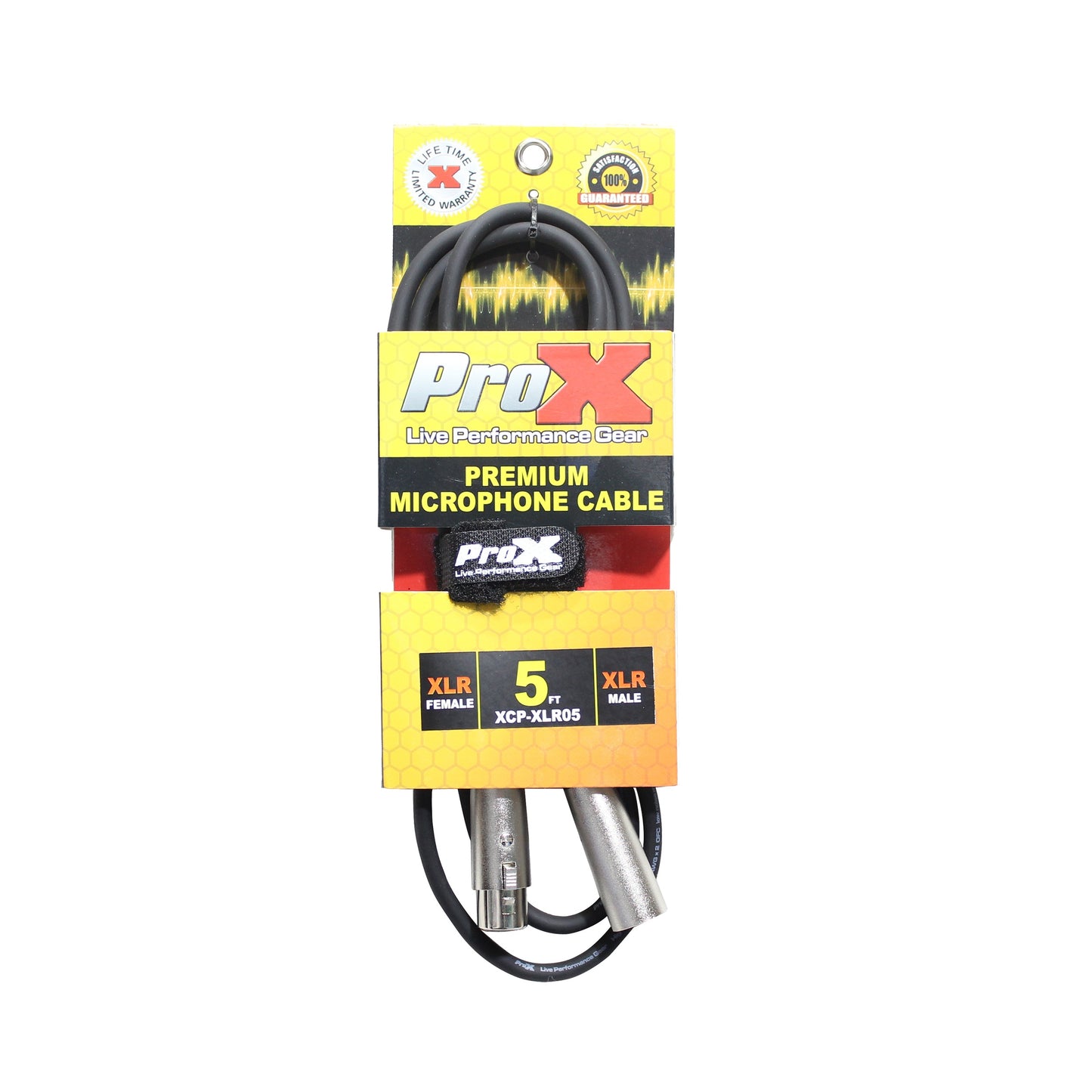 ProX XLR Balanced Audio Cable OFC Mic Cable With All-Metal Connectors | 5 ft