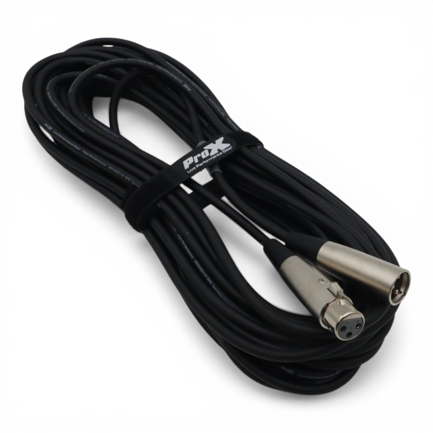 ProX XLR Balanced Audio Cable OFC Mic Cable With All-Metal Connectors | 50 ft