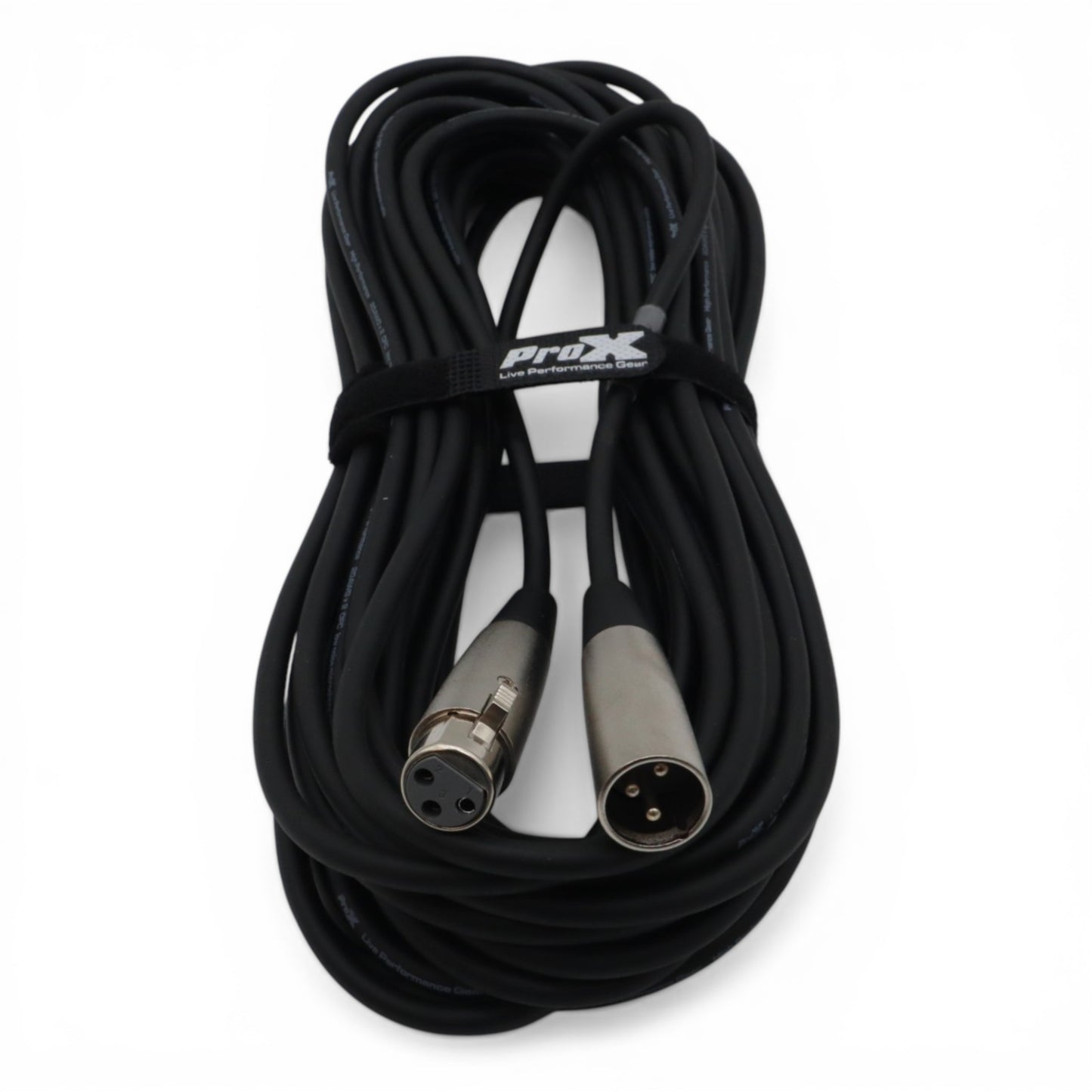 ProX XLR Balanced Audio Cable OFC Mic Cable With All-Metal Connectors | 50 ft
