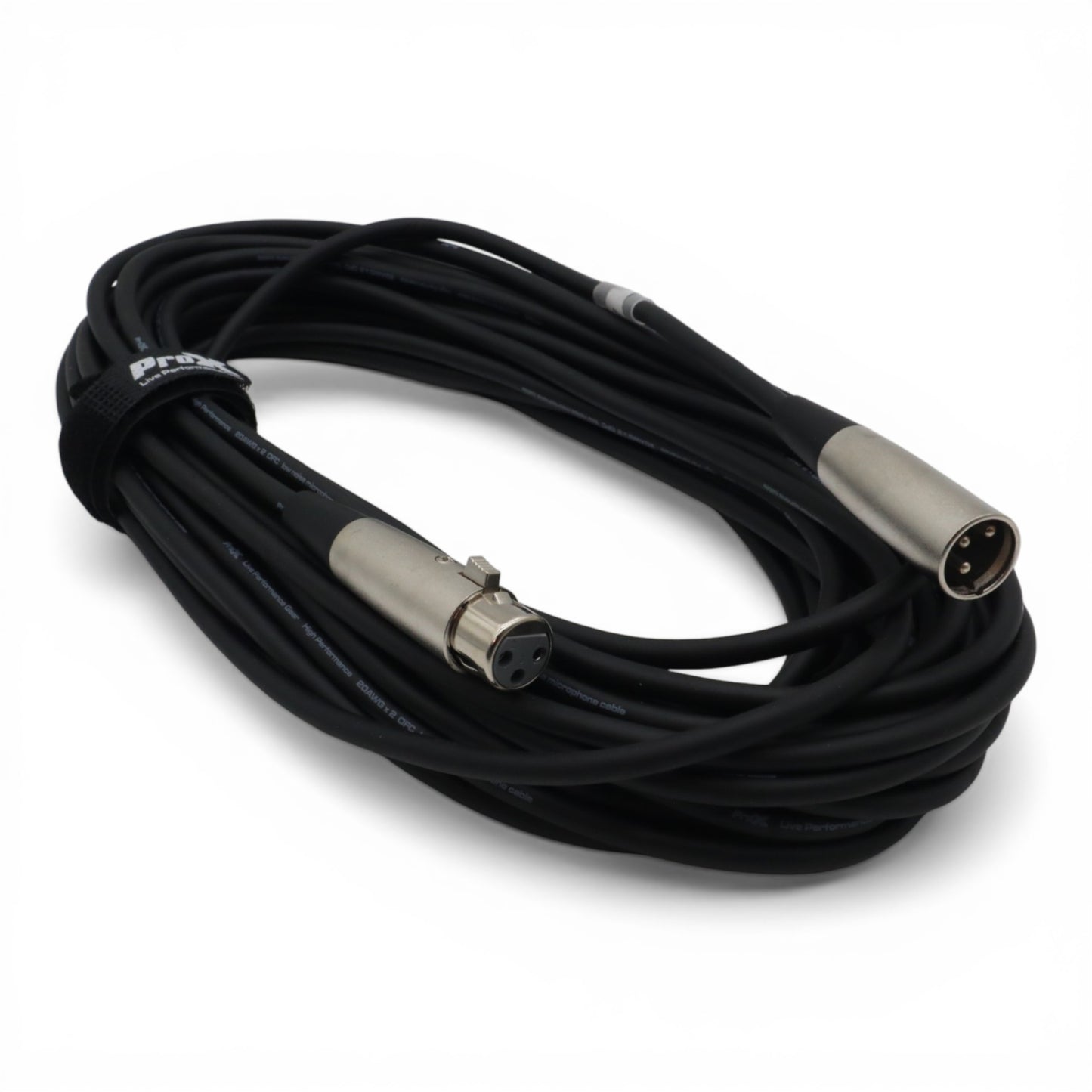ProX XLR Balanced Audio Cable OFC Mic Cable With All-Metal Connectors | 50 ft