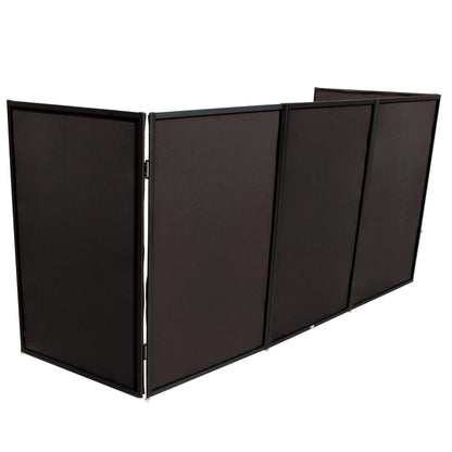 ProX 5-Panel DJ Facade Aluminum Scrim Frame With Quick Release Hinges | Black