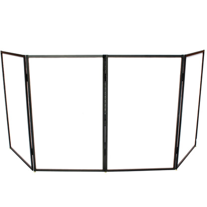 ProX 5-Panel DJ Facade Aluminum Scrim Frame With Quick Release Hinges | Black