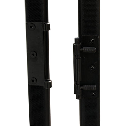 ProX 5-Panel DJ Facade Aluminum Scrim Frame With Quick Release Hinges | Black