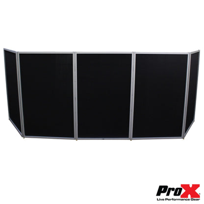 ProX 5-Panel DJ Facade Aluminum Scrim Frame With Quick Release Hinges | Silver
