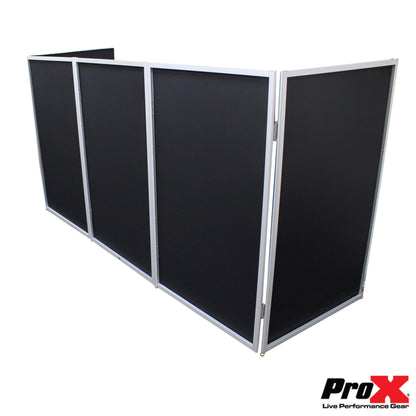 ProX 5-Panel DJ Facade Aluminum Scrim Frame With Quick Release Hinges | Silver