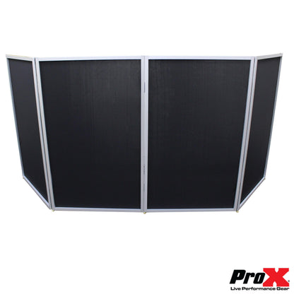 ProX 5-Panel DJ Facade Aluminum Scrim Frame With Quick Release Hinges | Silver