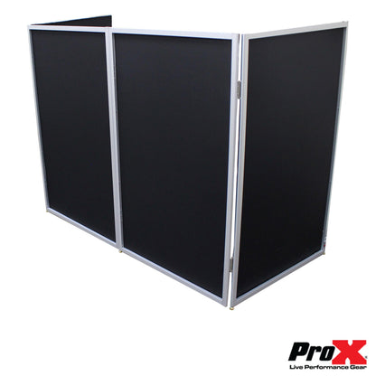 ProX 5-Panel DJ Facade Aluminum Scrim Frame With Quick Release Hinges | Silver
