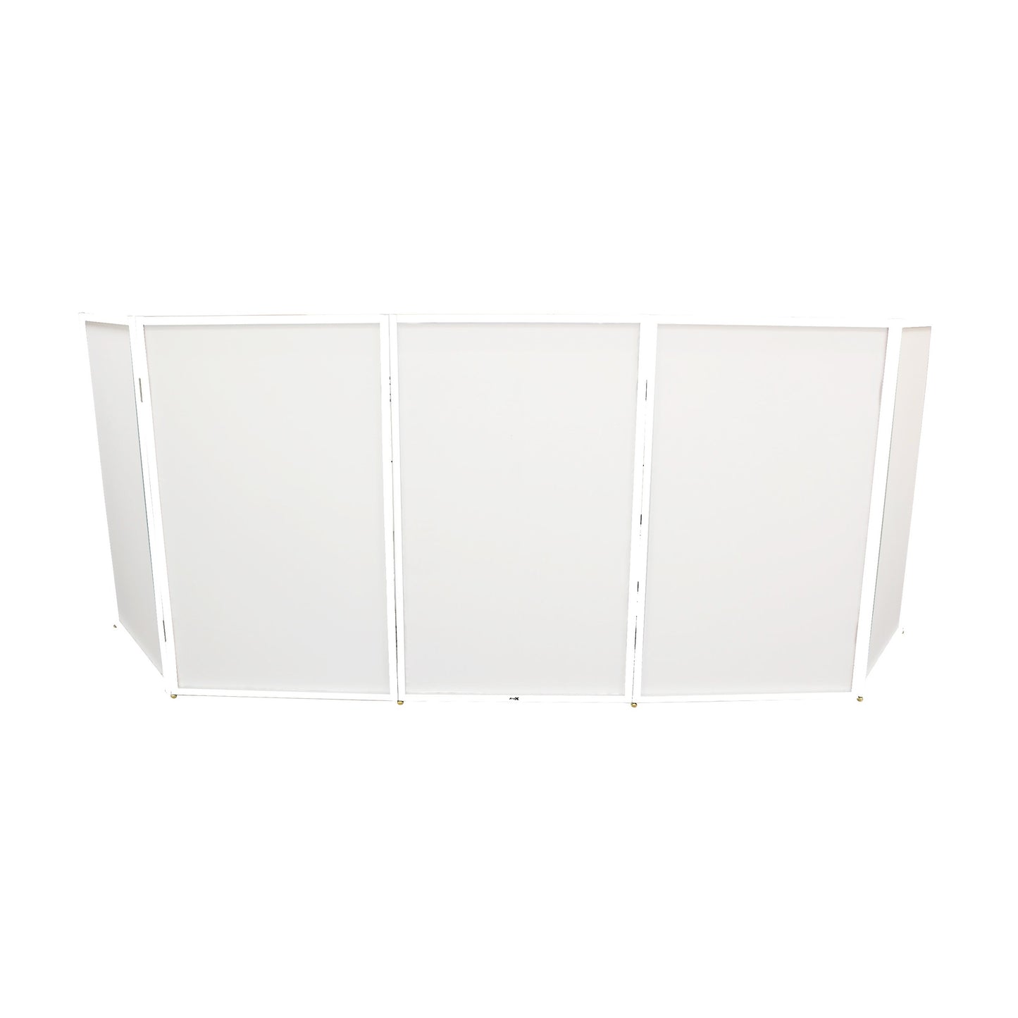 ProX 5-Panel DJ Facade Aluminum Scrim Frame With Quick Release Hinges | White
