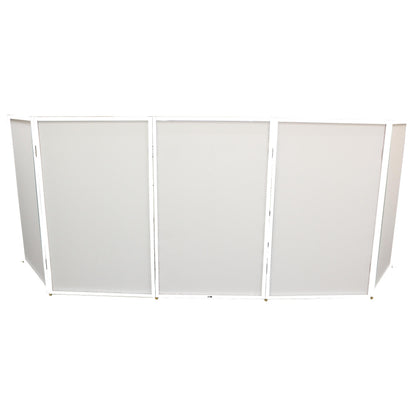 ProX 5-Panel DJ Facade Aluminum Scrim Frame With Quick Release Hinges | White