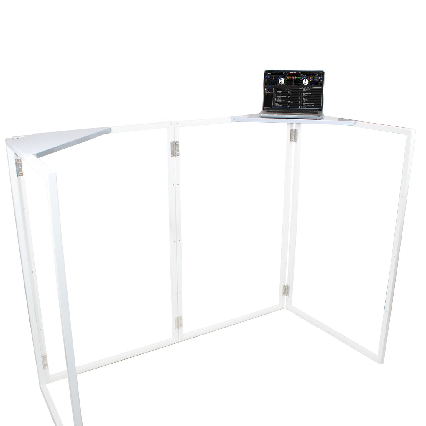 ProX Universal Set of Corner Shelves for DJ Facades | White
