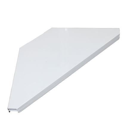 ProX Universal Set of Corner Shelves for DJ Facades | White