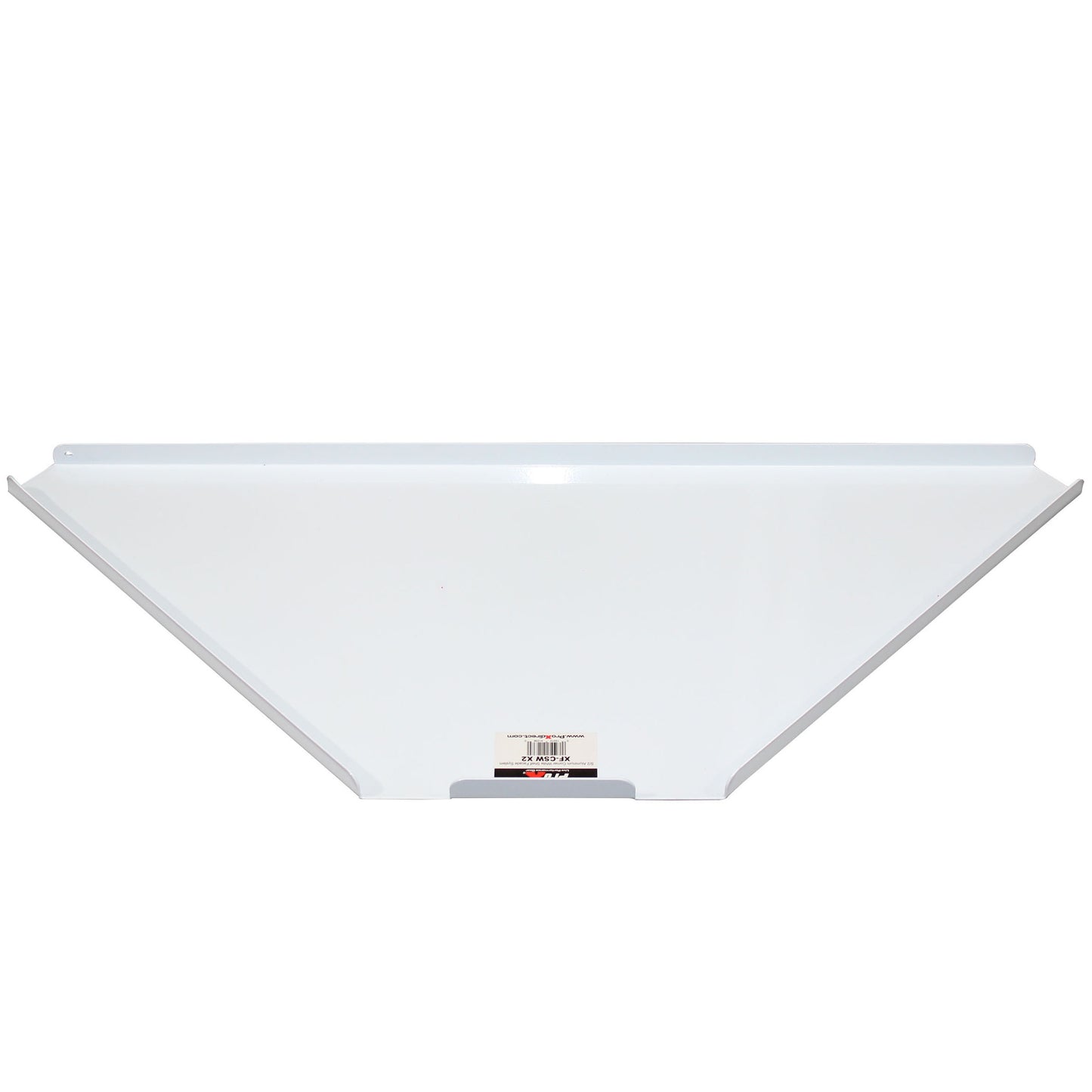 ProX Universal Set of Corner Shelves for DJ Facades | White