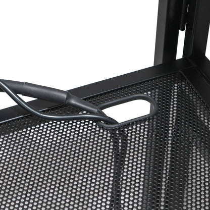 ProX XF-MESAMEDIAMK2 DJ Facade TV Workstation With Scrims and Bag