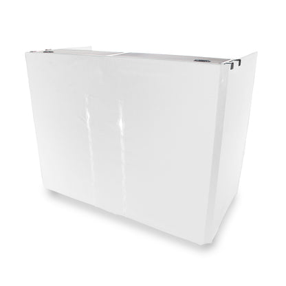 ProX MESA MEDIA Replacement Scrim Lycra Facade Cover | With Zippers | White