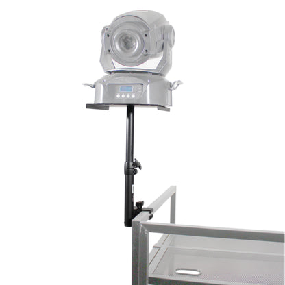 ProX XF-MSTAND Universal Monitor Tray and Lighting Stand for DJ Facade