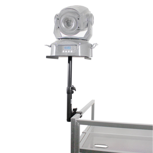ProX XF-MSTAND Universal Monitor Tray and Lighting Stand for DJ Facade