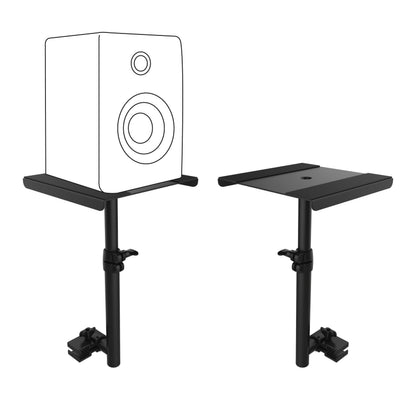 ProX XF-MSTAND Universal Monitor Tray and Lighting Stand for DJ Facade
