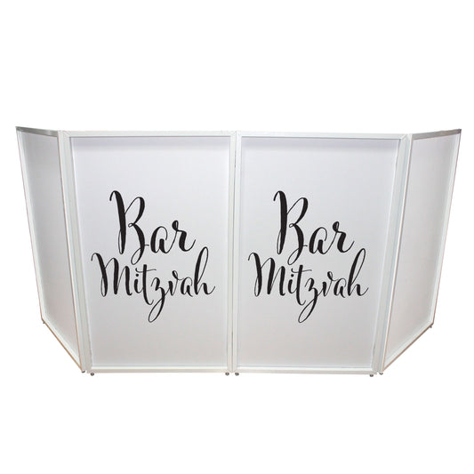 ProX Facade Enhancement Scrim Lycra DJ Facade Cover | Bar Mitzvah | Singel
